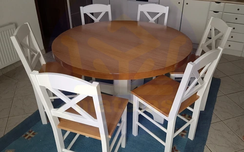Trpezarijski set OKRUGLI + X